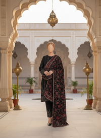 Sarinnah Premium 04- Embroided Fine quality Velvet shawl.