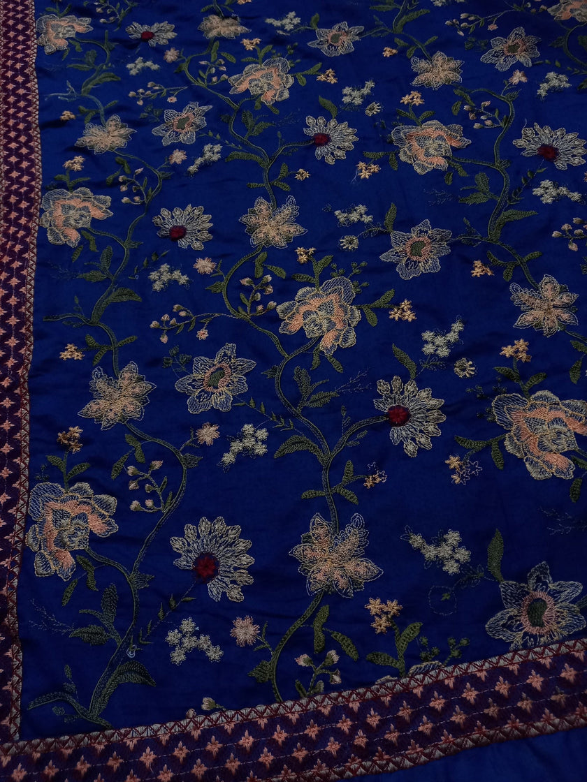 Sarinnah Premium D30-Luxury Formal Heavy Embroidered Karandi Shawl.