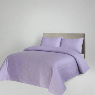 Lilac Sateen Bed Sheet Set