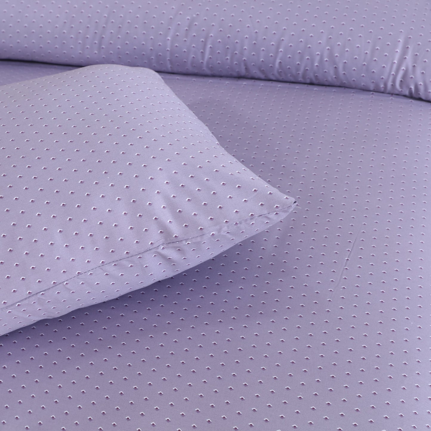 Lilac Sateen Bed Sheet Set