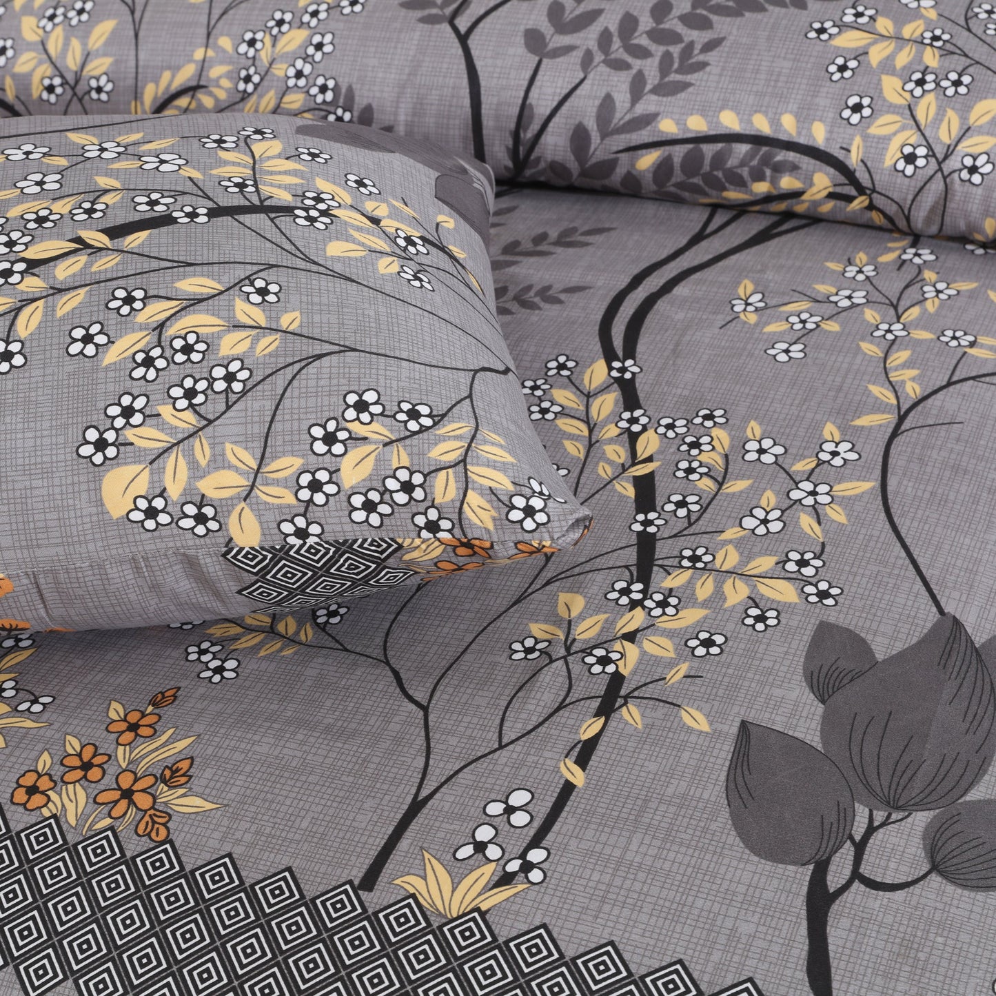 Pale Grey Bed Sheet Set