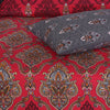 Red Velvet Bed Sheet Set