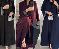 Modest Women's Arab Abaya Cardigan Robe