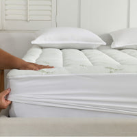 BAMBOO Fiber Fitted Waterproof Mattress Protector