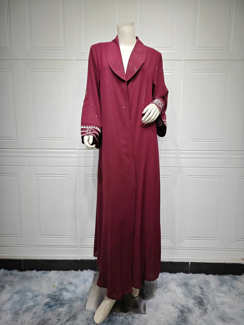 Modest Women's Arab Abaya Cardigan Robe