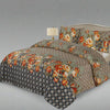 Green Floral Bed Sheet Set Sateen