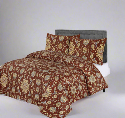 Fade Brown Bed Sheet Set Sateen