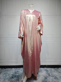 Fashion Bronzing Robe Abaya Outerwear
