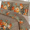 Green Floral Bed Sheet Set Sateen